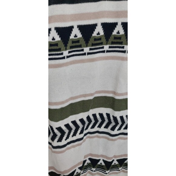 Express Women's Size Small Cardigan Sweater Duster Aztec White Cream - Picture 7 of 7